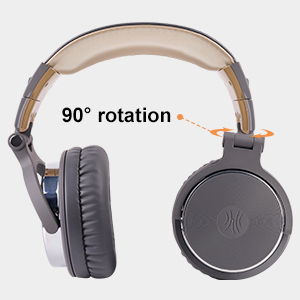 OneOdio Pro 10 koptelefoon dj studio headphone headset grey