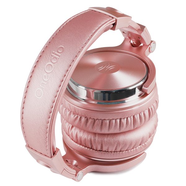 OneOdio pro-10 koptelefoon met microfoon headset DJ Studio Roze Pink